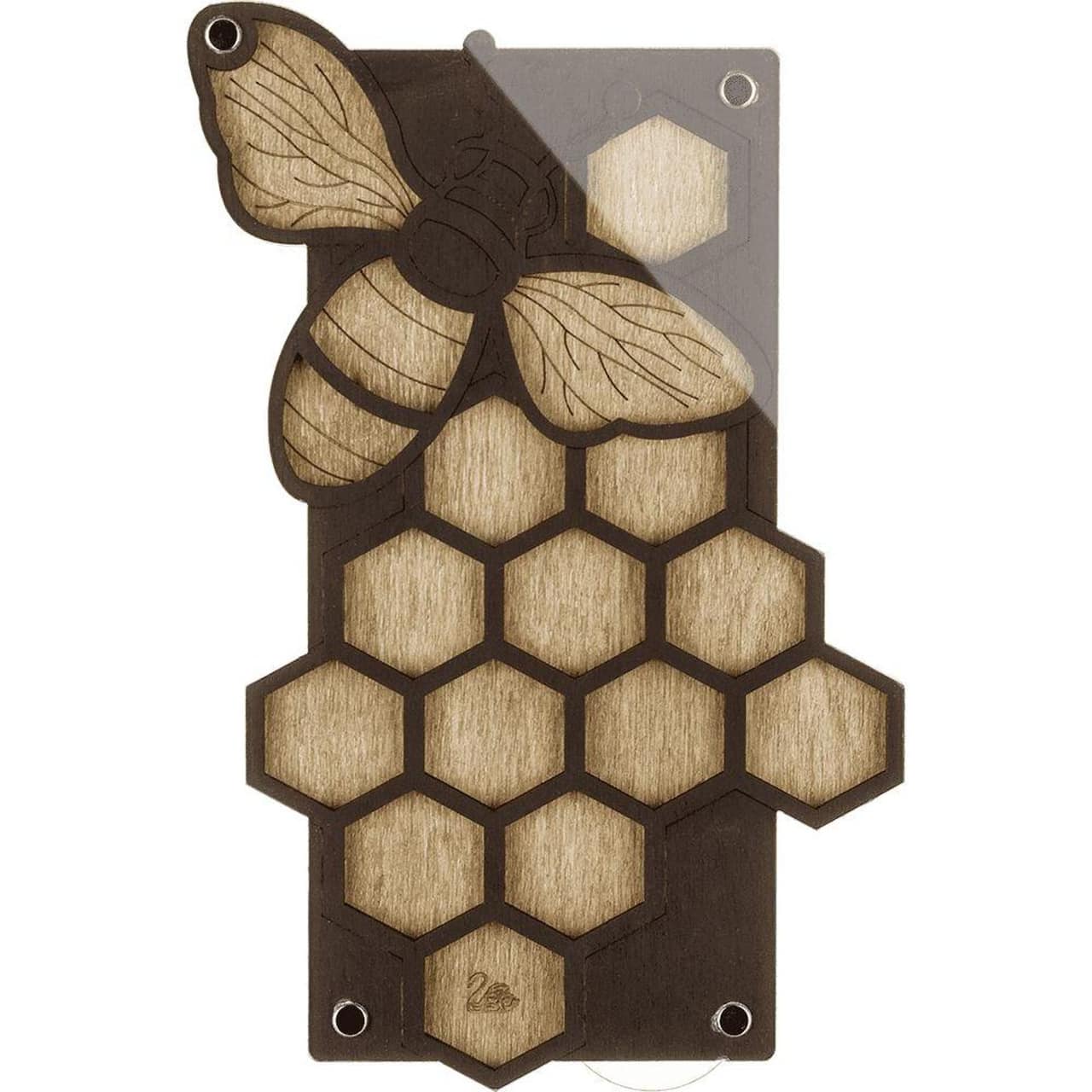 Wonderland Crafts 8" Beehive Bead Organizer with Transparent Cover